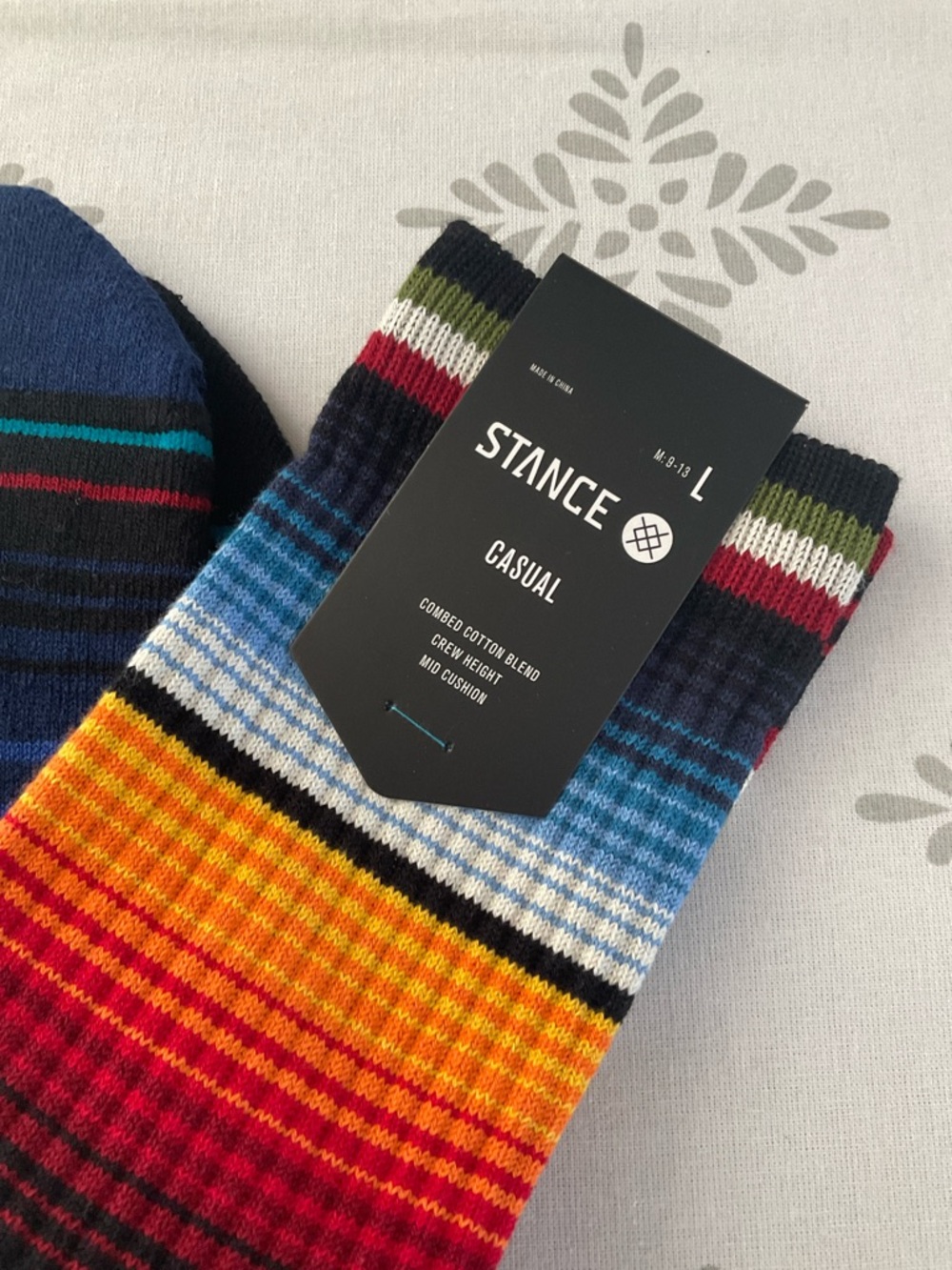 Stance Casual Striped Men's Socks - Multicolor - Picture 2 of 3